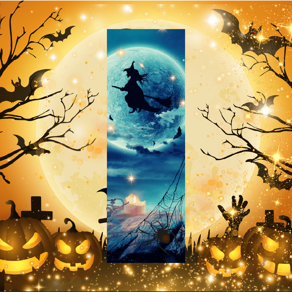 LOT - 5 Marque-pages Halloween 2024