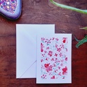 Carte (+enveloppe blanche) - Romance