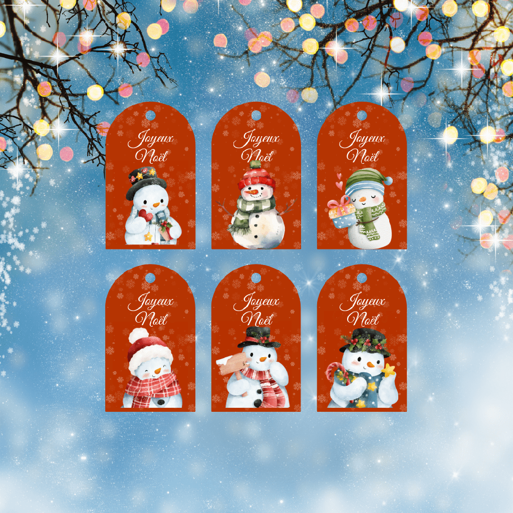 Etiquettes Cadeaux - Noël