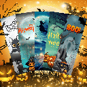 LOT - 5 Marque-pages Halloween 2025