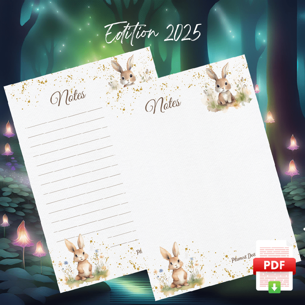 ​📥 Bloc-Notes A6 - Lapinet