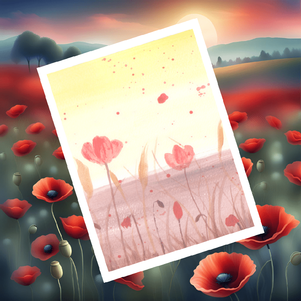 Bloc-Notes A6 - Coquelicots