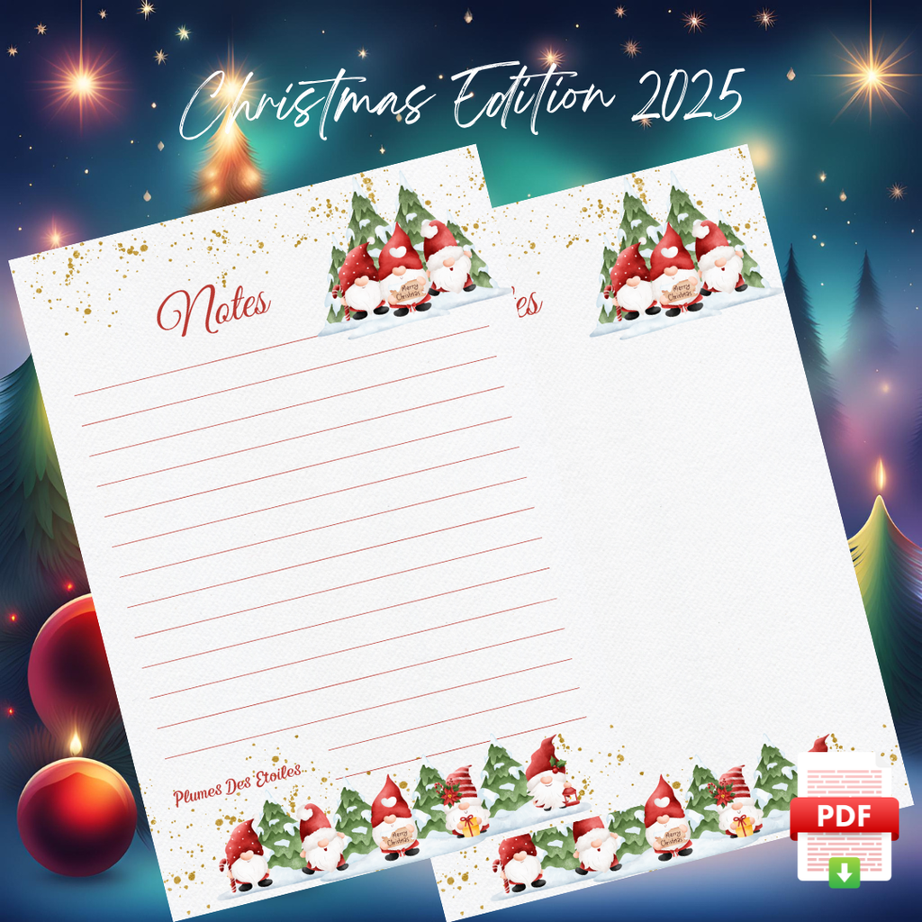 ​📥 Bloc-Notes A6 - Famille lutin