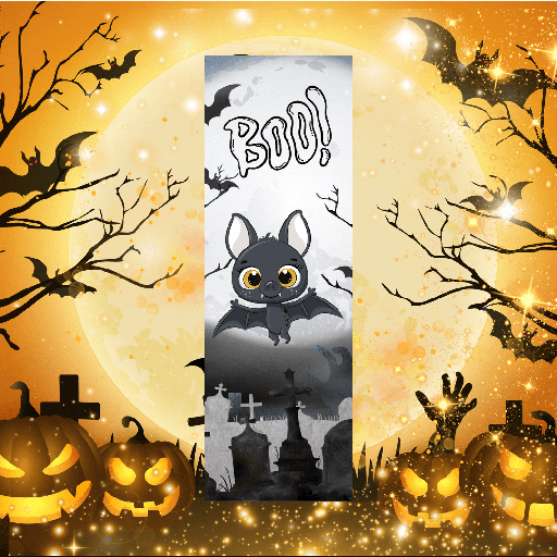 [HWEEN24BM002] Marque-Pages - Bat Baby