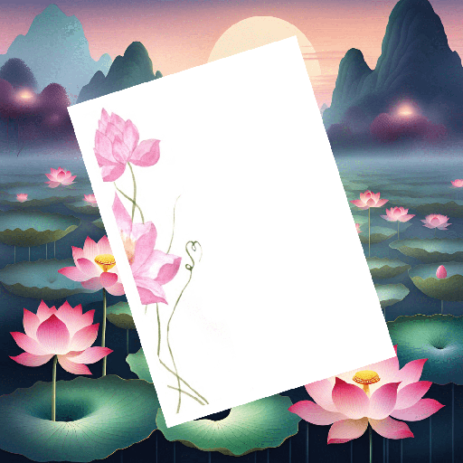 [FLOW23BN001] Bloc-Notes A6 - Lotus