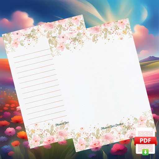 [FLOW24BN004T] ​📥 Bloc-Notes A6 - Rose ancienne