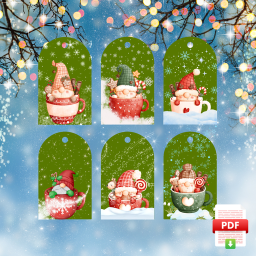 [XMAS24GIFTETIQ005T] 📥Etiquettes Cadeaux - Noël 2