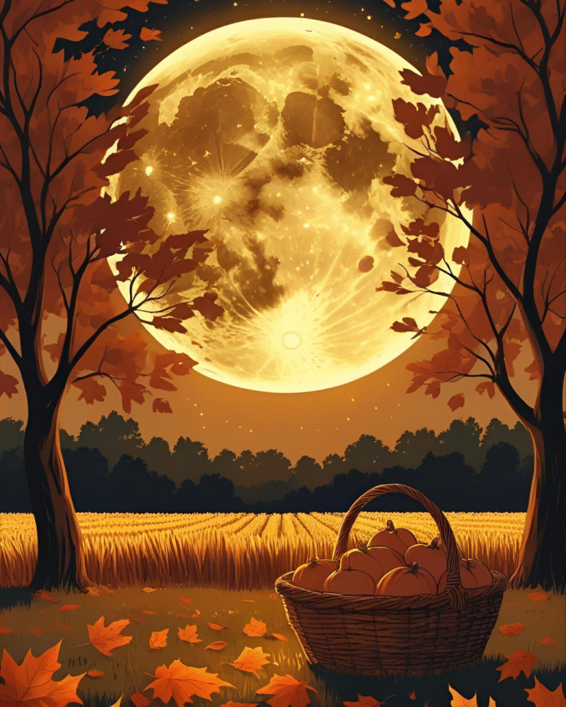 Symbolique de la pleine lune des Moissons, récoltes et abondance