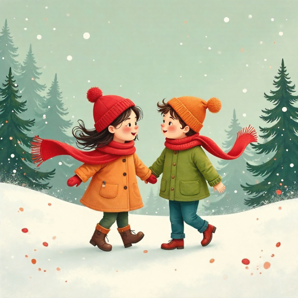 Léo et Mia — “Les explorateurs de givre”