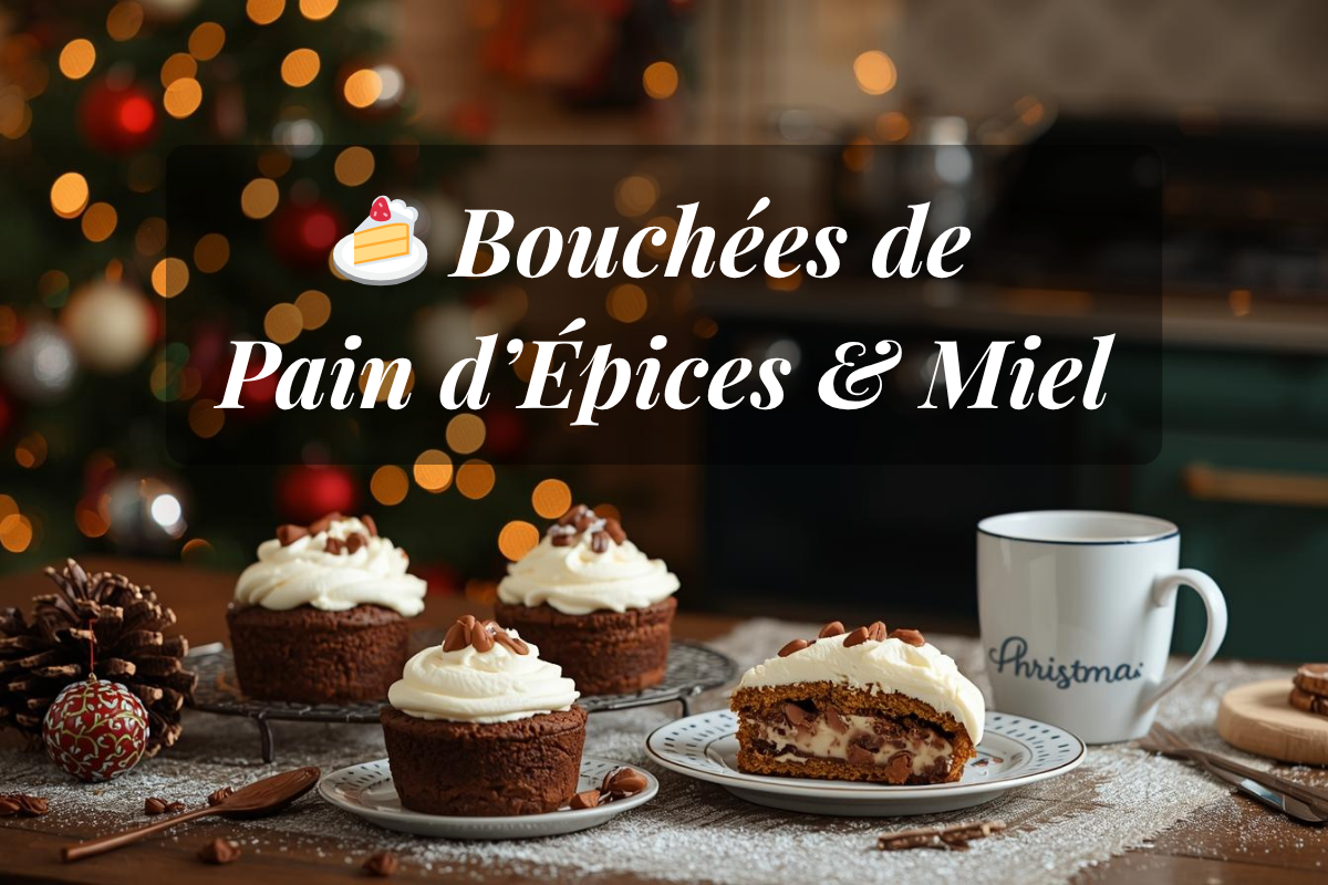 Des bouchées moelleuses au parfum de miel et d’épices, parfaites pour infuser ton hiver d’une douceur réconfortante. ✨