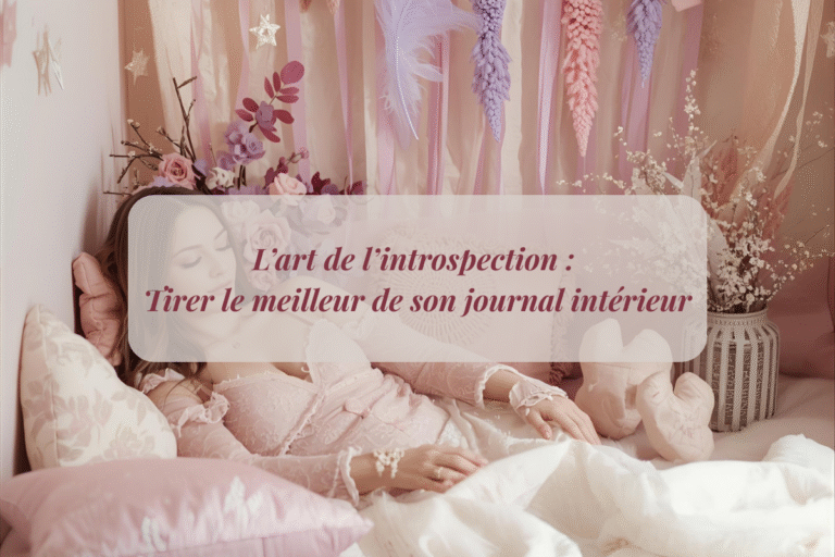 Découvre comment l’introspection via ton journal intérieur peut t’aider à mieux te connaître, apaiser tes émotions et clarifier tes objectifs.