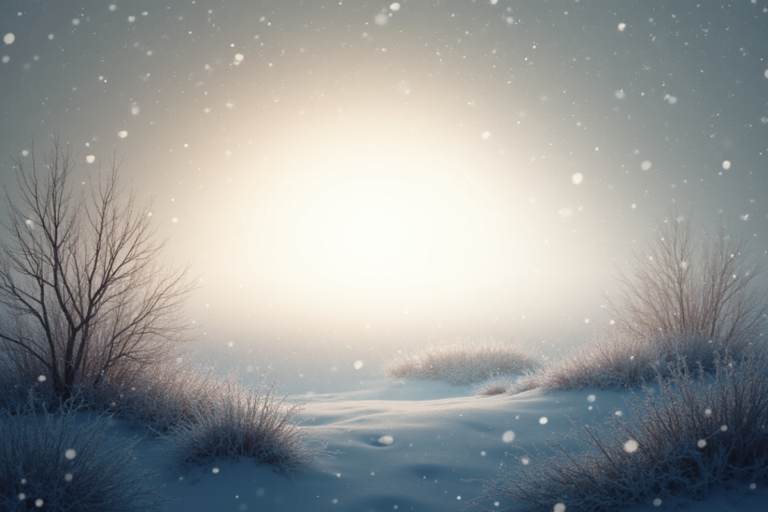 Un conte d’hiver poétique : Nils découvre un cristal magique offert par la neige silencieuse et apprend la puissance du partage et de la bonté.